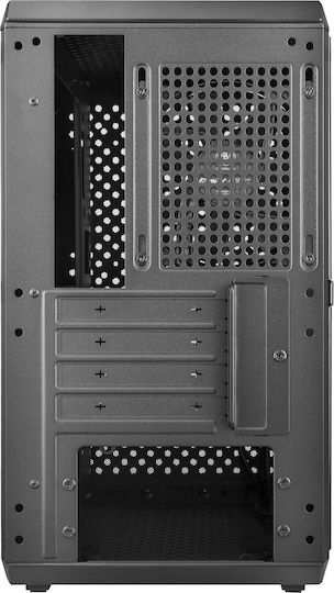 CoolerMaster MasterBox Q300L Gaming Mini Tower Κουτί Υπολογιστή με Πλαϊνό Παράθυρο Μαύρο