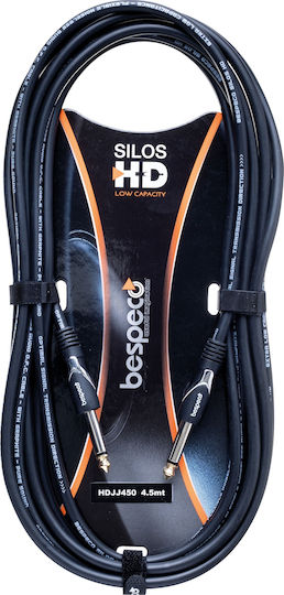 Bespeco Cable 6.3mm male - 6.3mm male 4,5m (HDJJ450)