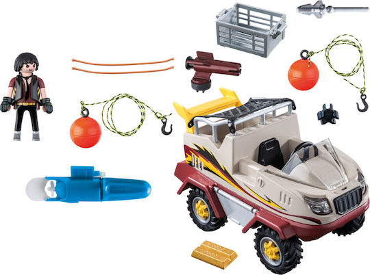 Playmobil City Action Amphibious Truck for 5+ years years old