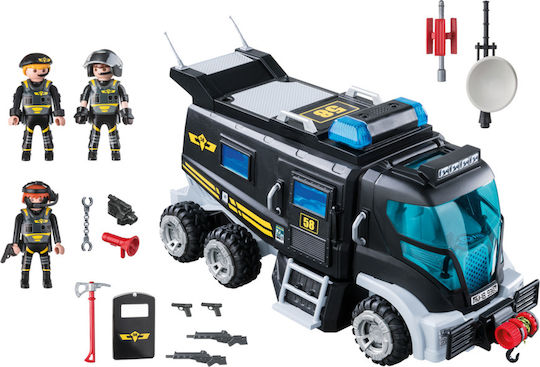 Playmobil Действие на града Бронирано Превозно Средство за Специални Мисии за 5+ години години