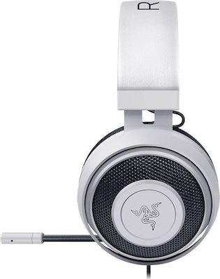Razer Kraken Pro V2 White Über Ohr Gaming-Headset mit Verbindung 3,5mm / 2x3,5mm Weiß