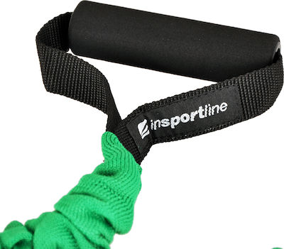 inSPORTline Morpo Gymtube Resistance Band Moderate with Handles Green 130cm