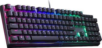 CoolerMaster MasterKeys MK750 Gaming- Mechanische Tastatur Volle Größe mit Cherry MX Braun Schaltern und RGB-Beleuchtung (Englisch US) Schwarz