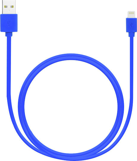 Lamtech USB-A to Lightning Cable Μπλε 1m LAM445141