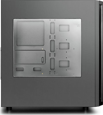 Deepcool D-Shield V2 Midi Tower Κουτί Υπολογιστή με Πλαϊνό Παράθυρο Μαύρο