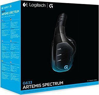 Logitech Геймърски слушалки с връзка 3,5 мм / USB Син