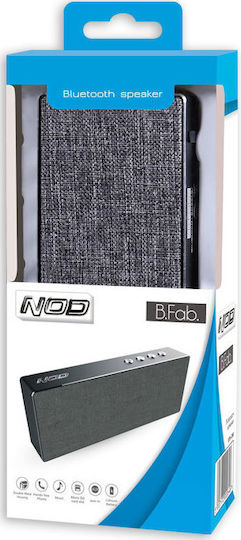 NOD B.FAB Bluetooth високоговорител 10W с живот на батерията до 5 часа Сив