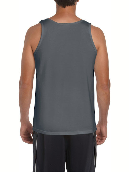 Gildan Softstyle 64200 Men's Sleeveless Promotional Blouse Charcoal