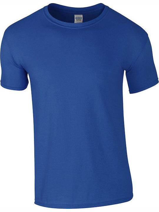 Gildan Softstyle 64000 Men's Short Sleeve Promotional T-Shirt Royal 64000-051