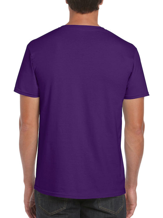 Gildan Softstyle 64000 Men's Short Sleeve Promotional T-Shirt Purple