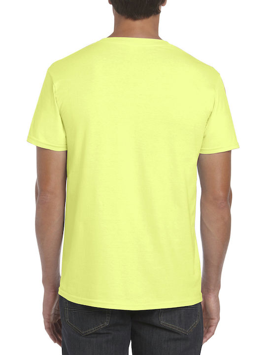 Gildan Softstyle 64000 Men's Short Sleeve Promotional T-Shirt Cornsilk