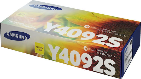 Samsung CLT-Y4092S Original Toner Laser Printer Yellow 1000 Pages (SU482A)