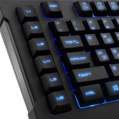 Sharkoon Skiller Pro Гейминг Клавиатура с Мембрана суичове и Подсветени клавиши (Английски US) Черен