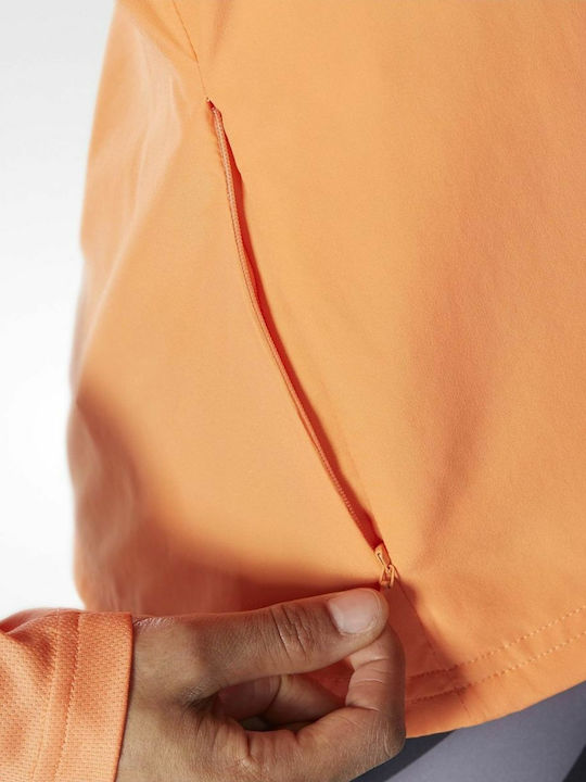 Damen Jacken Lauf Winddicht Orange