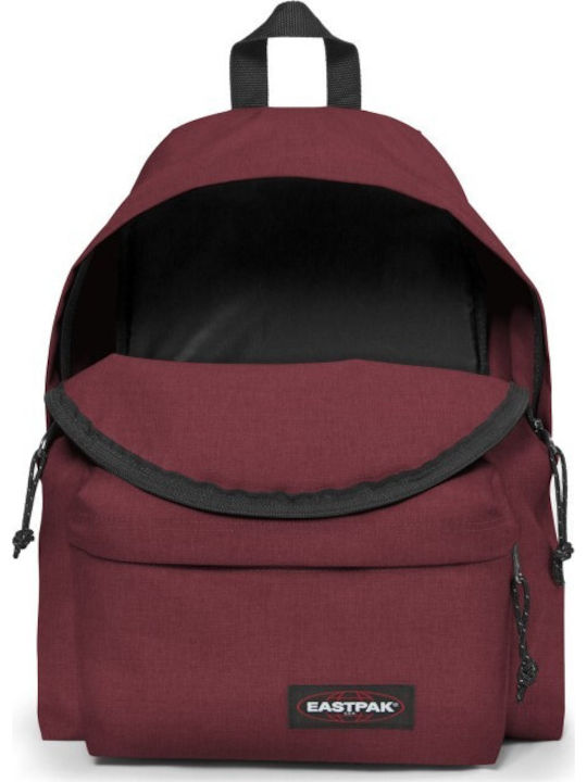 Eastpak Padded Pak'r School Backpack Junior High-High School Burgundy 24 Litre