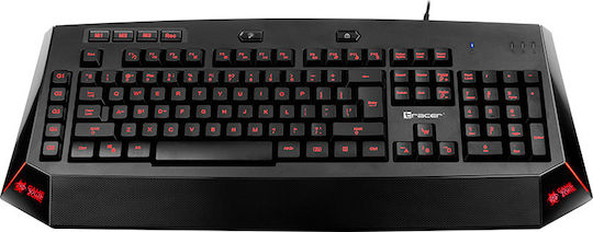 Tracer Gamezone Oxin Gaming Πληκτρολόγιο με Φωτιζόμενα πλήκτρα (Αγγλικό US)