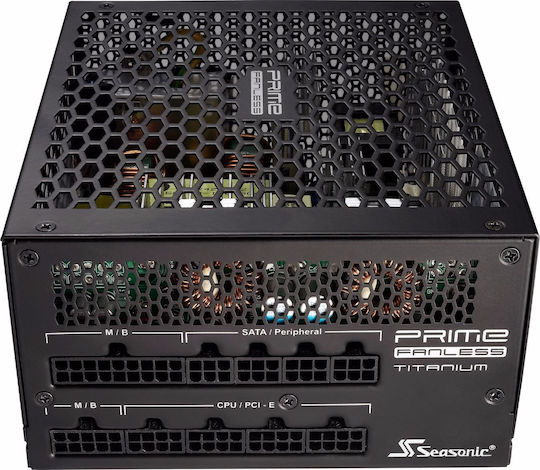 Seasonic Prime Fanless 600W Negru Sursă de Alimentare Calculator Complet modular 80 Plus Titanium