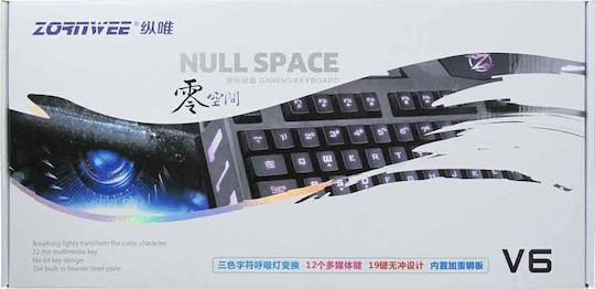 Zornwee V6 Tastatură De Gaming (Engleză SUA)