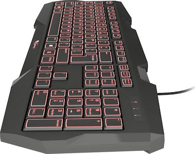 Genesis RX22 Gaming-Tastatur Volle Größe mit beleuchteten Tasten