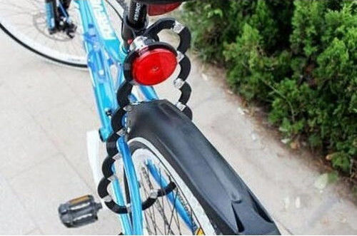 Tonyon TY-3873 Lacăt Bicicletă Pliabil cu cheie Negru