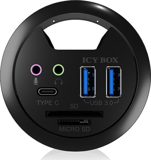 Icy Box USB Hub 3 Ports USB 3.0 with USB-A Connection