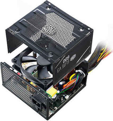 CoolerMaster Elite V3 230V 600W Τροφοδοτικό Υπολογιστή Full Wired