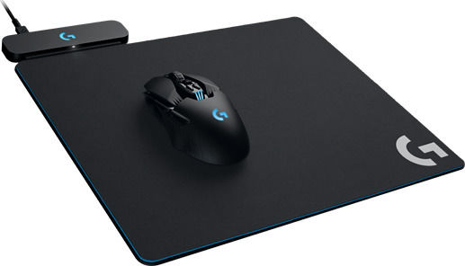Logitech Powerplay Wireless Charging System Gaming Mouse Pad Medium (340mm) Μαύρο 943-000110