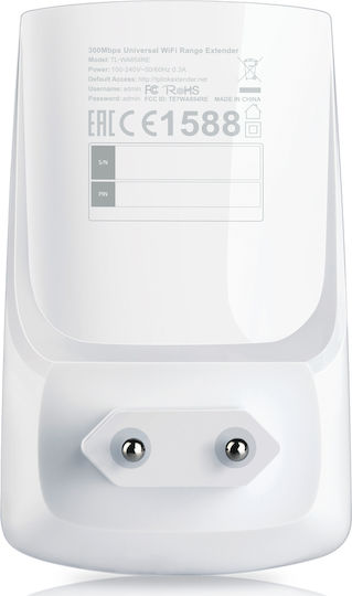 TP-LINK TL-WA850RE v4 WiFi Extender Single Band (2.4GHz) 300Mbps