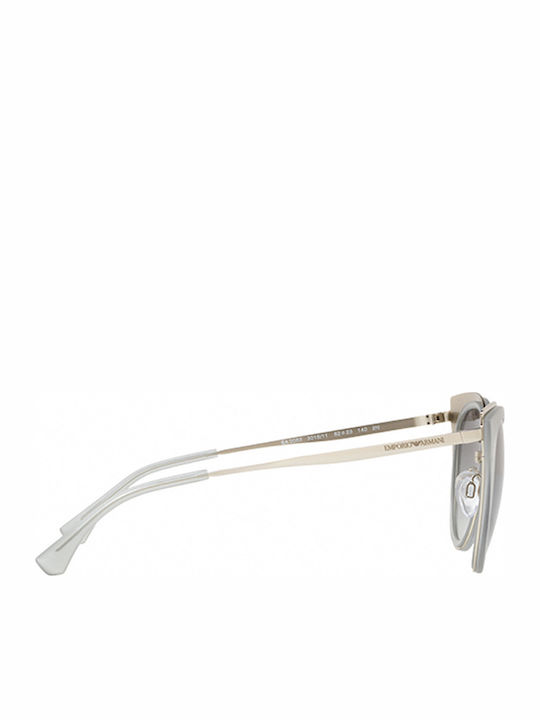 Emporio Armani Women's Sunglasses with Gray Metal Frame and Gray Gradient Lens EA2063 301511