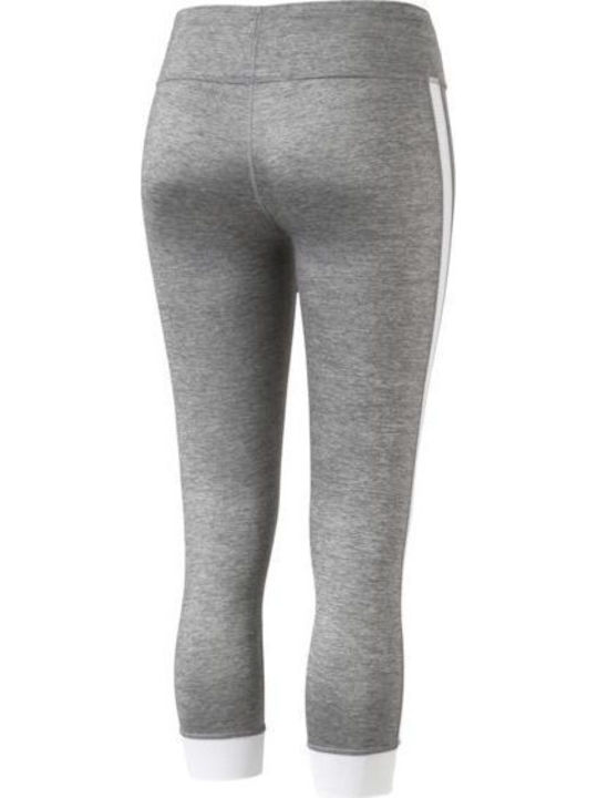 Explosive Heather 3/4 Women's Capri Training Legging Gray