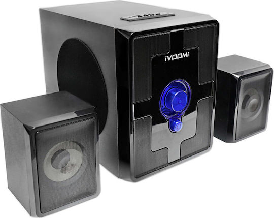 iVOOMi iVO-2103 Ασύρματα Ηχεία Υπολογιστή 2.1 με Bluetooth και Ισχύ 40W σε Μαύρο Χρώμα