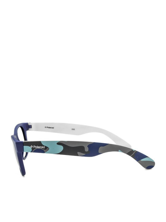 Polaroid Unbreakable Square Kids Sunglasses with Polarized Blue Lens
