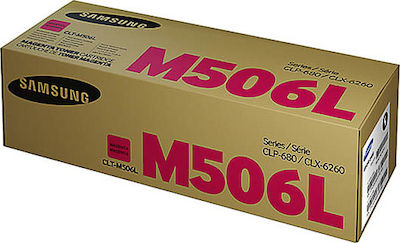 Samsung CLT-M506L Toner Laser Printer Magenta High Yield 3500 Pages (SU305A)