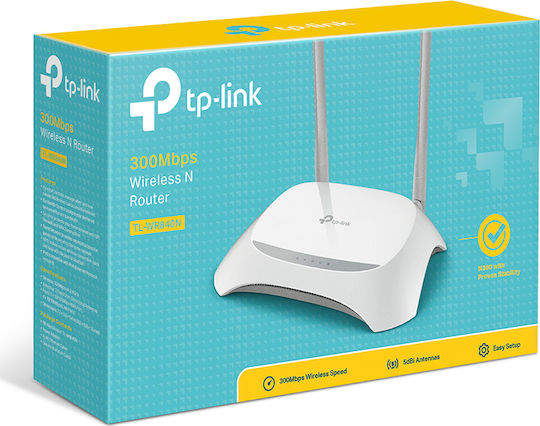 TP-LINK TL-WR840N v5 Ασύρματο Router με 4 Θύρες