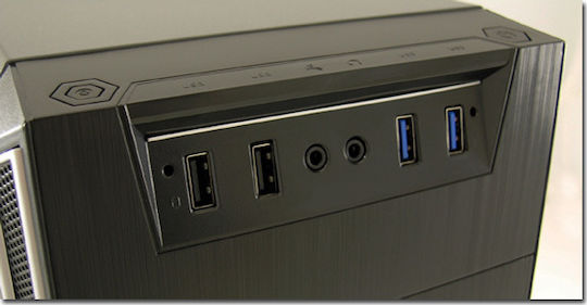 LC-Power 7038B Midi-Turm Computergehäuse Schwarz