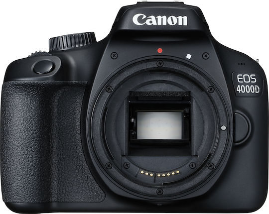 Canon DSLR Camera EOS 4000D Crop Frame Kit (EF-S 18-55mm F3.5-5.6 DC III) Black
