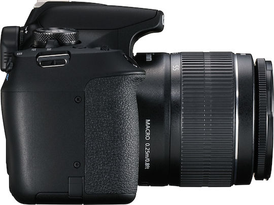 Canon DSLR Camera EOS 2000D Crop Frame Kit (EF-S 18-55mm F3.5-5.6 IS II) Black