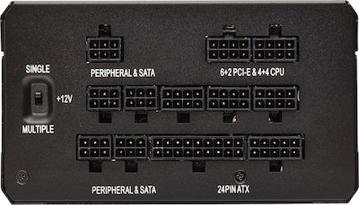 Corsair HX Series HX750 750W Μαύρο Τροφοδοτικό Υπολογιστή Full Modular 80 Plus Platinum