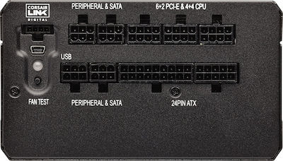 Corsair RMi Series RM650i 650W Τροφοδοτικό Υπολογιστή Full Modular 80 Plus Gold