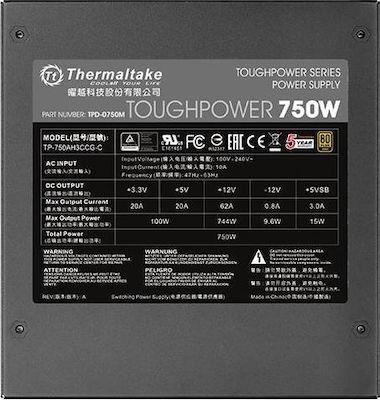 Thermaltake Toughpower 750W Gold (Modular)