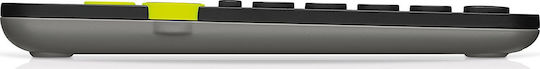 Logitech K480 Безжично Само клавиатура за таблет Английски US Черно