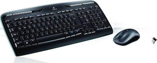 Logitech Wireless Combo MK330 Σετ Πληκτρολόγιο & Ποντίκι Ελληνικό