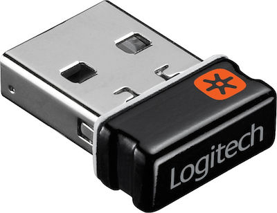 Logitech K350 Ασύρματο Πληκτρολόγιο Αγγλικό US