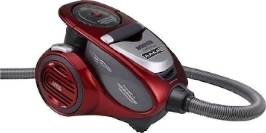 Hoover Xarion Pro XP81_XP25011 Ηλεκτρική Σκούπα 800W με Κάδο 1.5lt Κόκκινη