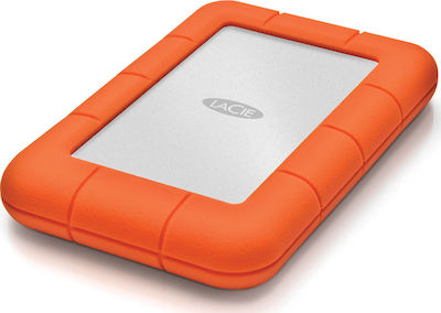 Lacie Rugged Mini USB 3.0 Εξωτερικός HDD 2TB 2.5" Πορτοκαλί