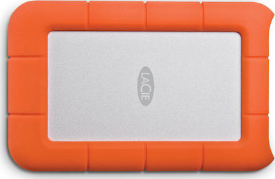 Lacie Rugged Mini USB 3.0 Εξωτερικός HDD 4TB 2.5" Πορτοκαλί