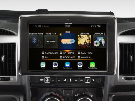 Ηχοσύστημα Αυτοκινήτου για Peugeot Boxer Fiat Ducato Citroen Jumper 2006-2011 (Bluetooth/USB/AUX/WiFi/GPS)