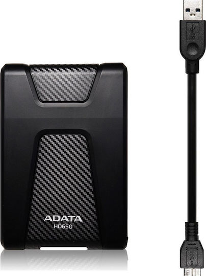 Adata HD650 USB 3.0 External 2.5" HDD 2TB Black