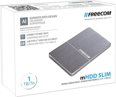 Freecom mHDD Slim USB 3.0 1TB 2.5" Gold