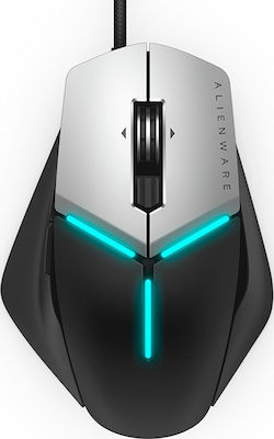 Dell Alienware Elite AW958 Безжична RGB Гейминг Мишка 12000 DPI Многоцветен